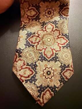 FROG Italian Silk Medallion Paisley Necktie